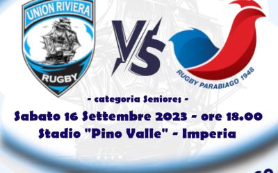 Si torna in campo: Union Rugby Riviera ospita il Parabiago per un test match di lusso